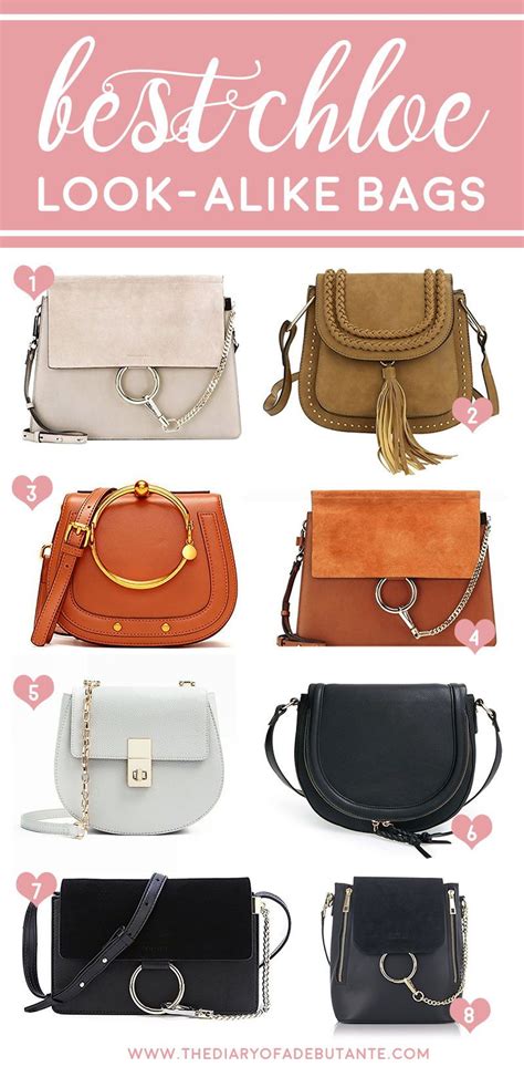 chloe canvas bag dupe|chloe look alike bags.